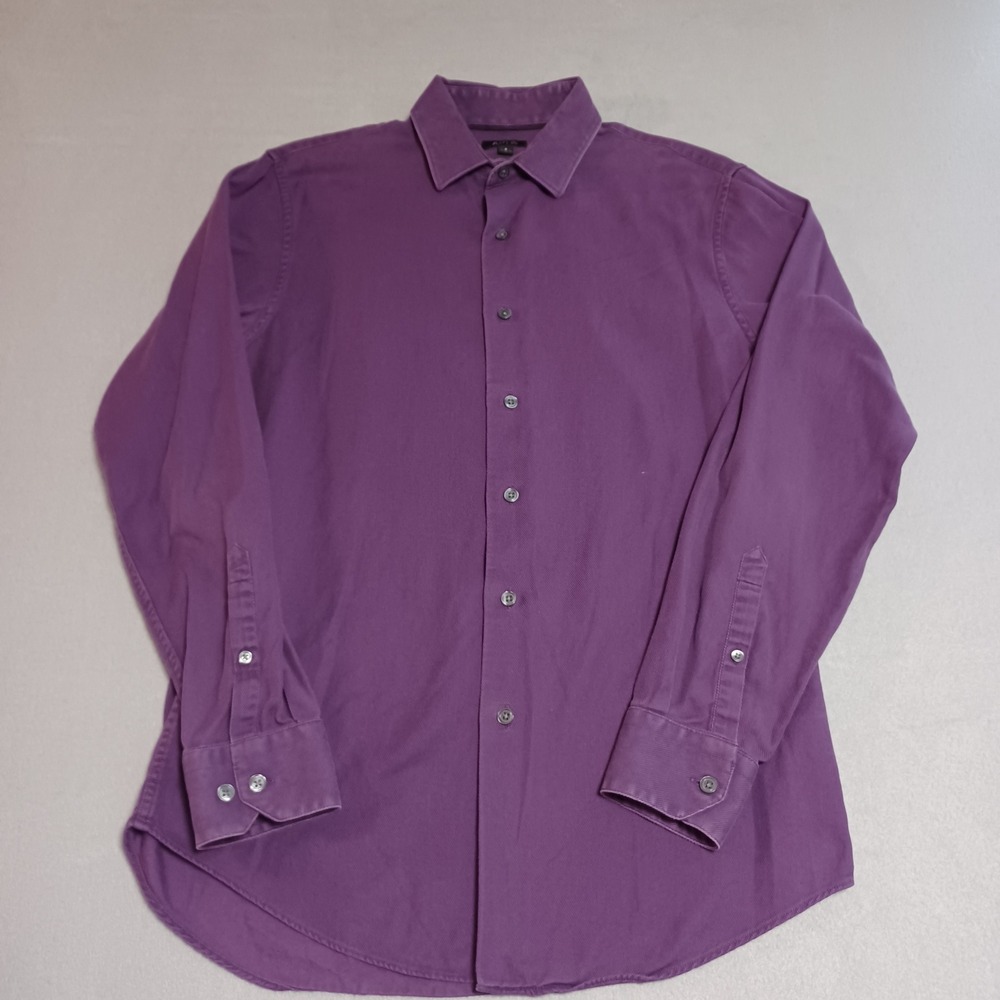 Apt 9 Mens Long Sleeve Button Down Shirt Crown Jewel Purple AP144000 Small